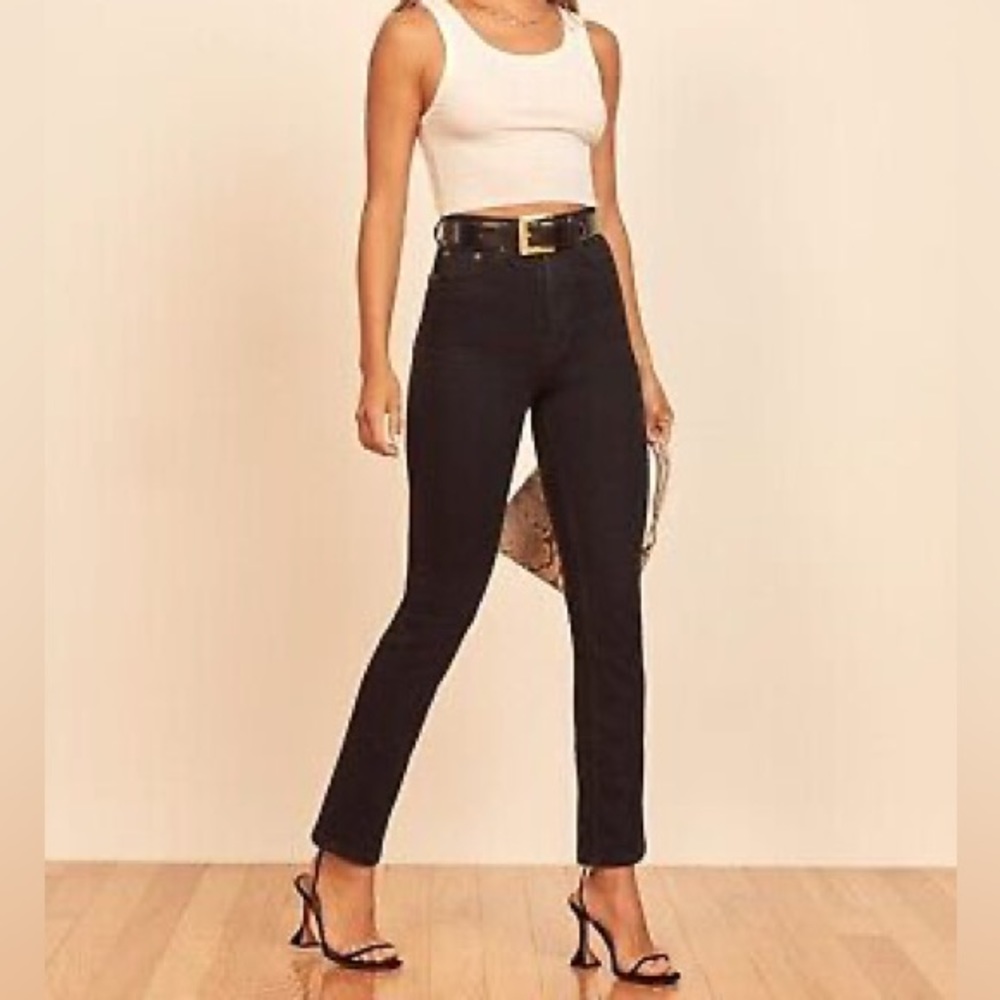 Reformation Liza Ultra High Rise Straight Jeans Size 27